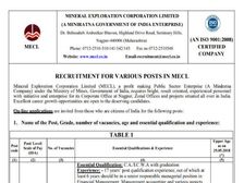 MECL Recruitment 2018: मैनेजर, असिस्टेंट और अन्य 245 पदो पर भर्ती