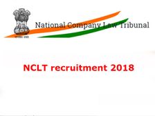NCLT recruitment 2018: नेशनल कंपनी लॉ ट्रिब्यूनल में 183 पदों पर सरकारी नौकरी