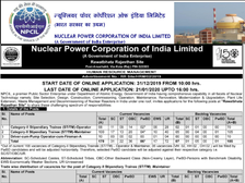 NPCIL Recruitment 2020 Apply Online: एनपीसीआईएल भर्ती 2020, 178 भर्ती के लिए ऐसे करें आवेदन