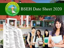 Haryana Board BSEH Date Sheet 2020 / हरियाणा बोर्ड बीएसईएच 10वीं 12वीं डेटशीट 2020 डाउनलोड पीडीएफ