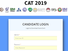CAT Result 2019 / कैट रिजल्ट 2019 का स्कोर कार्ड iimcat.ac.in से ऐसे करें डाउनलोड