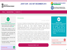 CSIR NET Result 2020 / सीएसआईआर नेट रिजल्ट 2020: आज जारी होंगे सीएसआईआर नेट दिसंबर 2019 के परिणाम