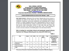 GAIL Recruitment 2020: गेल एग्जीक्यूटिव ट्रेनी भर्ती 2020 के लिए 12 मार्च तक करें आवेदन