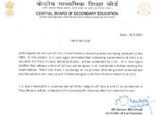 CBSE 10th 12th Exam Update: सीबीएसई सर्कुलर जारी, सीबीएसई 10वीं 12वीं परीक्षा अटकलों पर लगाया विराम