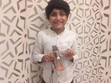 Innovation: 8 साल के शौर्य शेनॉय ने बनाया सैनिटाइजर कैप्सूल, ऐसे करेगा काम