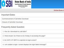 SBI CBO Admit Card 2020 Download: एसबीआई सीबीओ हॉल टिकेट 2020 जारी, 28 नवंबर को होगी परीक्षा