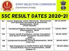 SSC Result Dates 2020-21: एसएससी जेई, सीएचएसएल, ट्रांसलेटर, सीजीएल और दिल्ली पुलिस एसआई रिजल्ट कब आएगा जानिए