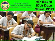 HP Board 10th Date Sheet 2021 PDF Download: एचपी बोर्ड 10वीं परीक्षा 2021 डेट शीट पीडीएफ डाउनलोड करें