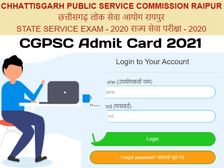 CGPSC Admit Card 2021 Download: सीजीपीएससी एडमिट कार्ड 2021 जारी, Direct Link से करें डाउनलोड