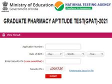 GPAT Result 2021 Declared: जीपेट रिजल्ट 2021 घोषित, GPAT Scorecard 2021 डाउनलोड करें