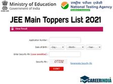 JEE Main Toppers List 2021: जेईई मेन टॉपर्स 2021 की लिस्ट जारी, जानिए किन 6 छात्रों ने मारी बाजी