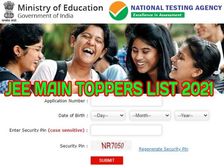 JEE Main Paper 2 Result 2021 State Wise Toppers List: दो छात्रों ने किया 100% स्कोर, जेईई टॉपर्स लिस्ट देखें