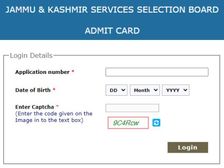 JKSSB Admit Card 2021 Download Direct Link: जेकेएसएसबी एडमिट कार्ड 2021 jkssb.nic.in पर जारी