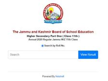 JKBOSE 11th Result 2020 Check Direct Link: जम्मू डिविजन के लिए 11वीं का रिजल्ट जारी, ऐसे करें चेक
