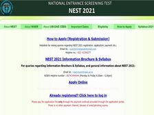 NEST 2021 Exam Postponed: एनईएसटी 2021 परीक्षा रद्द, आवेदन की अंतिम तिथि बढ़ी- जानिए परीक्षा की नई तिथि