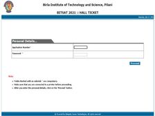BITSAT Admit Card 2021 Download Link: बिटसैट एडमिट कार्ड 2021 bitadmission.com पर जारी