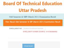 BTEUP Result 2021 Marksheet Download: बीटीई यूपी ओल्ड सेमेस्टर रिजल्ट 2021 मार्कशीट डाउनलोड करें