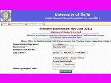 Delhi University Result 2021 Marksheet Download: डीयू ओपन बुक परीक्षा रिजल्ट 2021 मार्कशीट डाउनलोड करें