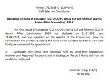 SSC GD 2021 Rank: एसएससी जीडी कांस्टेबल रैंक कार्ड जारी, डायरेक्ट लिंक से करें डाउनलोड