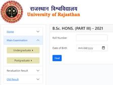 Rajasthan University Result 2021 Check Link राजस्थान यूनिवर्सिटी सेमेस्टर रिजल्ट 2021 घोषित, चेक करें