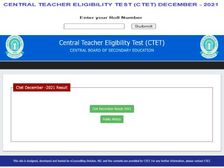 CTET Result 2022 Check Link सीटीईटी रिजल्ट 2022 ctet.nic.in से डायरेक्ट चेक करें