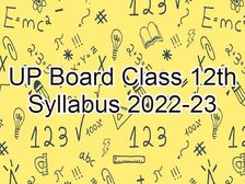 यूपी बोर्ड  12वीं गणित सिलेबस 2022-23 (UP Board 12th Maths Syllabus PDF Download)