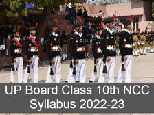 यूपी बोर्ड कक्षा 10वीं एनसीसी सिलेबस 2022-23 (UP Board Class 10th NCC Syllabus PDF Download)