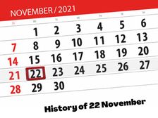 22 नवंबर से जुड़ा भारतीय इतिहास (History of 22 November) 