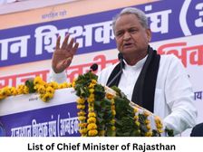 राजस्थान के मुख्यमंत्रियों की सूची (List of Chief Minister of Rajasthan)