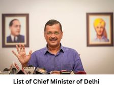 दिल्ली के मुख्यमंत्रियों की सूची (List of Chief Minister of Delhi)