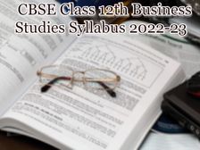 सीबीएसई 12वीं बिजनेस स्टडीज सिलेबस 2022-23 (CBSE 12th Business Studies Syllabus PDF Download)