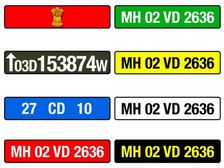जानिए भारत की सड़कों पर चलने वाले वाहनों के नबंर प्लेट के प्रकार और महत्व के बारे में