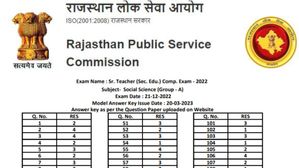 RPSC Sr. Teacher Comp. Exam 2022 मॉडल आंसर की डाउनलोड करने के लिए यहां क्लिक करें