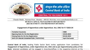 CBI अपरेंटिस भर्ती 2023: आवेदन के लिए अंतिम तिथि आज, 5000 पदों के लिए निकाली गई थी भर्ती