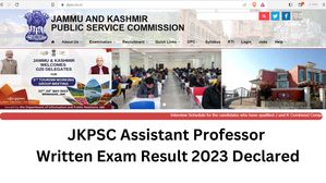 JKPSC ने जारी किया असिस्टेंट प्रोफेसर रिजल्ट 2023, jkpsc.nic.in पर करें चेक