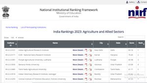 NIRF Ranking 2023 Top Agriculture Colleges List: भारत के टॉप एग्रीकल्चर और संबद्ध क्षेत्र कॉलेजों की सूची 2023