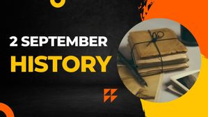 2 सितंबर से जुड़ा भारतीय इतिहास (History of 2 September)