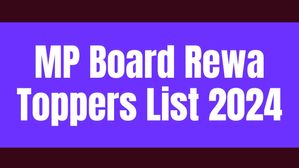 MP Board Rewa Toppers List 2024: रीवा में साध्‍वी 10वीं की, उपसना 12वीं की जिला टॉपर, देखें पूरी सूची