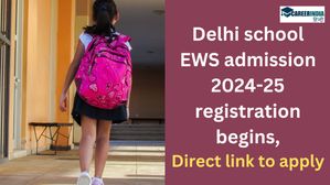 Delhi EWS Admission 2024-25:दिल्ली स्कूलों में ईडब्ल्यूएस श्रेणी के लिए पंजीकरण शुरू; पात्रता, आवेदन कैसे करें