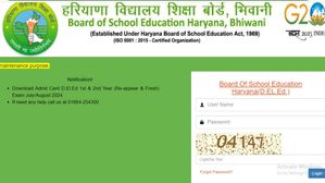हरियाणा D.El.ED जुलाई एडमिट कार्ड 2024 हुए जारी, bseh.org.in से करें डाउनलोड