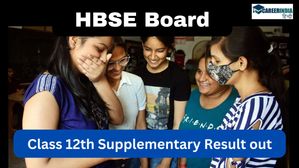 HBSE Class 12th Supplementary Result हुए जारी, 50.92% बच्चे पास