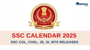 SSC Calendar 2025: जानिए 2025 में कब होगी CGL, CHSL, MTS, GD, JE परीक्षा? एसएससी कैलेंडर PDF जारी  