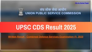UPSC CDS Result 2025 declared: यूपीएससी सीडीएस लिखित परीक्षा रिजल्ट जारी, यहां देखें रिजल्ट PDF Link