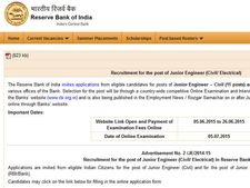 இளநிலைப் பொறியாளர்களே... ரிசர்வ் வங்கியில் பணியாற்ற வேண்டுமா? இதோ வாய்ப்பு!