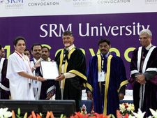 எஸ்ஆர்எம் பல்கலைக்கழக பட்டமளிப்பு விழா: ஆந்திர முதல்வர் நாயுடு பங்கேற்பு