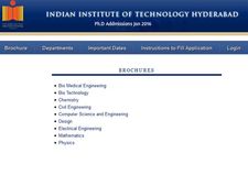 ஹைதராபாத் ஐஐடி-யில் பிஎச்.டி சேர்க்கை அறிவிப்பு