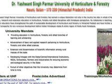 டாக்டர் ஒய்.எஸ். பார்மர் பல்கலை.யில் காத்திருக்கும் வேலை!!