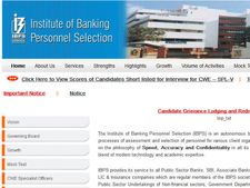 ஐபிபிஎஸ் தேர்வு முடிவுகள் இணையதளத்தில் வெளியீடு!!