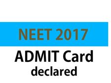 நீட் தேர்வு ஹால் டிக்கெட் வெளியீடு....... 