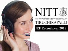 திருச்சி என்ஐடியில் ஜூனியர் ரிசர்ச் பெல்லோஷிப் பணி!